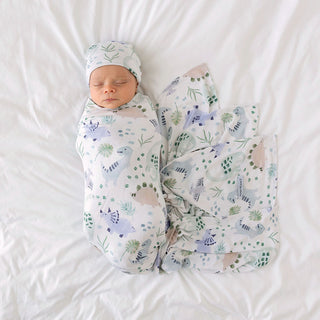 Posh Peanut Milo Swaddle & Beanie Set