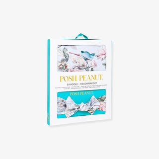 Posh Peanut Amarantha Swaddle Headband Set
