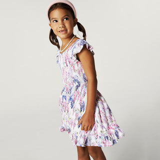 Posh Peanut Laura Jane Tie Back Ruffled Twirl Dress