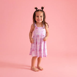 Posh Peanut Lilith Bow Babydoll Dress