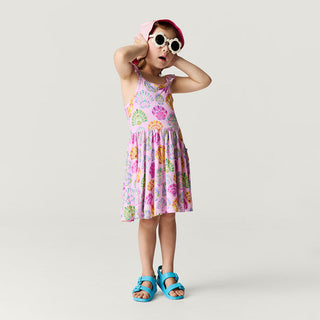 Posh Peanut Catalina Ruffled Picot Twirl Dress