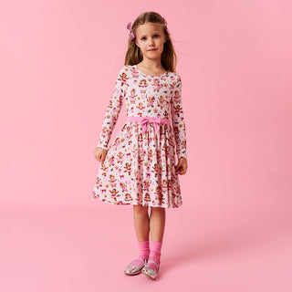 Posh Peanut, Posh Peanut Bow Twirl Dress - Ginger Posh - Basically Bows & Bowties