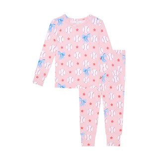 Posh Peanut, Posh Peanut Classic Pajama Set - Gina, Pajama Set - Basically Bows & Bowties