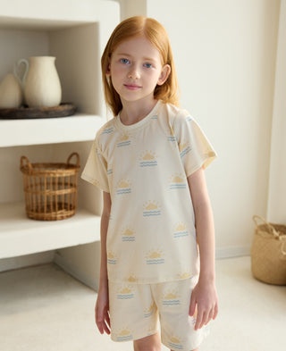 Petite Revery Hello Sunshine Quick Dry Shirt & Short Set