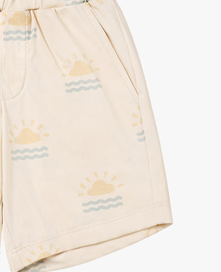 Petite Revery Hello Sunshine Quick Dry Shirt & Short Set