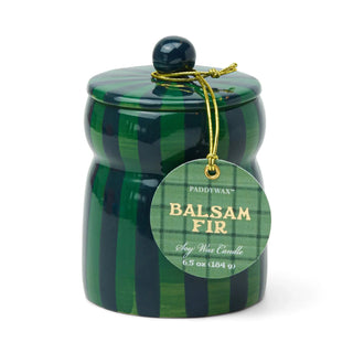 Paddywax Cabana 6.5 oz Candle with Lid - Balsam & Fir
