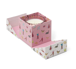Paddywax Pink Peppermint Boxed Glass Candle
