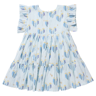Pink Chicken Girls Kit Dress - Menorah Hearts