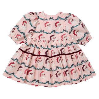 Pink Chicken Girls Maribelle Dress - Santa Garland