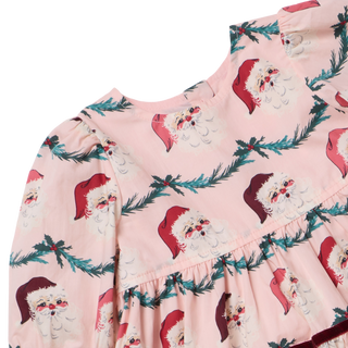 Pink Chicken Girls Maribelle Dress - Santa Garland