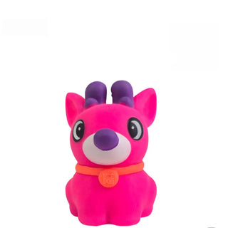 Pink NeeDoh Squishmas Squisher the Reindeer
