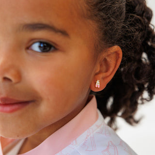 Pip Pop Post Earrings - Ballet Slipper