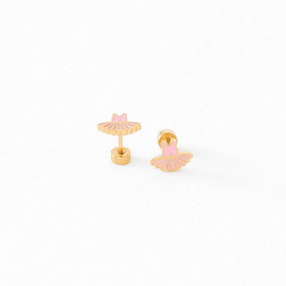 Pip Pop Post Earrings - Ballet Tutu