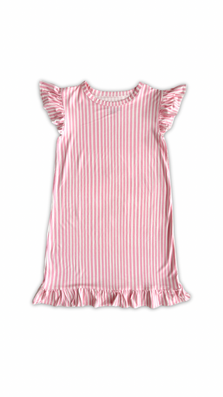 In My Jammers Pink Stripe Nightgown