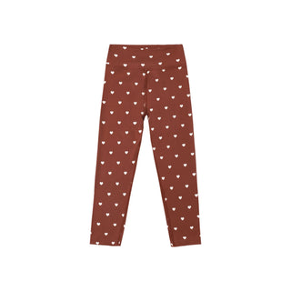 Play by Rylee & Cru Basic Legging - Brick Hearts