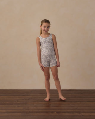 Play by Rylee & Cru Malibu Bodysuit - Blue Leopard