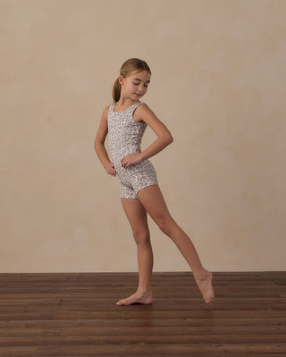 Play by Rylee & Cru Malibu Bodysuit - Blue Leopard