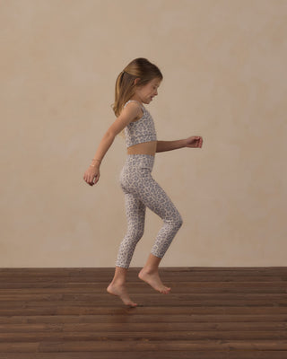 Play by Rylee & Cru Swift Sports Bra - Blue Leopard