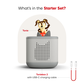 Tonies, Playtime Puppy Toniebox 2 Starter Set - Moon Gray, Toys - Basically Bows & Bowties
