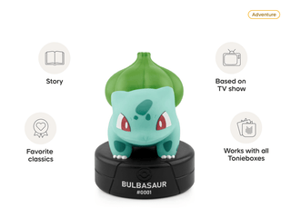 Pokémon Toniebox 2 Starter Set in lightning yellow with Pokémon-themed toys and accessories for kids, by Tonies.