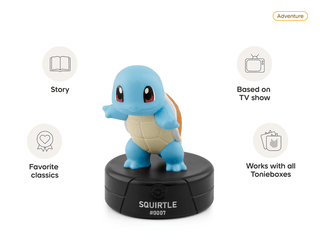 Pokémon Toniebox 2 Starter Set in Lightning Yellow with Pokémon-themed toys and accessories for children.