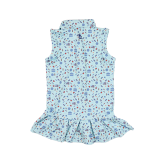BlueQuail Clothing Co, BlueQuail Clothing Co Polo Sleeveless Dress - Stars & Stripes, Dress - Basically Bows & Bowties