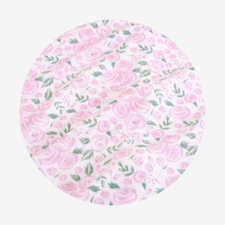 Posh Peanut Annabeth Round pink floral patterned product on a white background
