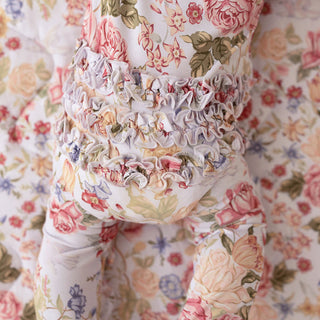 Posh Peanut Picot Footie Ruffled Zippered One Piece - Kristiana