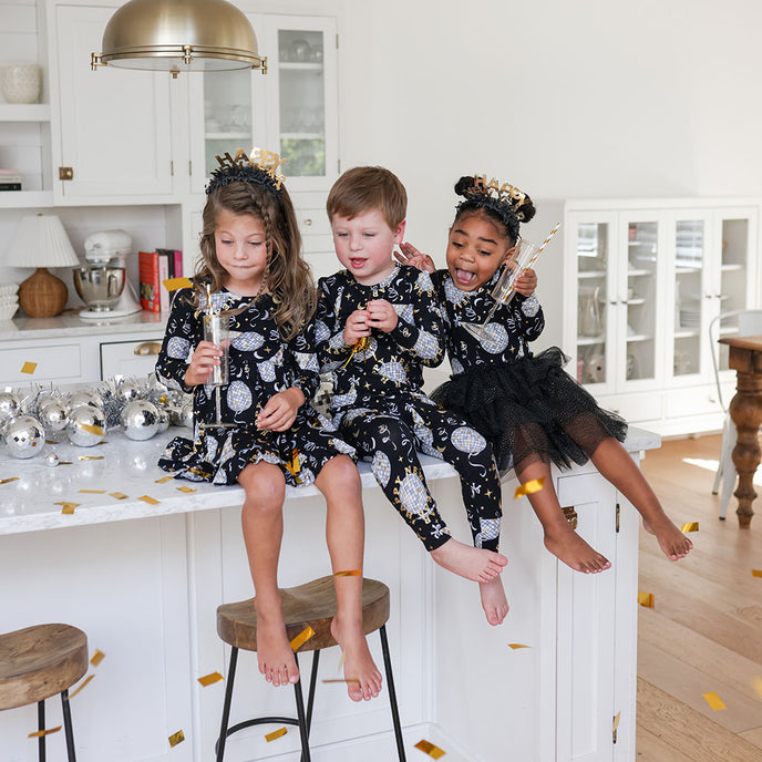 Posh Peanut Ruffle Twirl Dress - Midnight Bash Basically Bows & Bowties Posh Peanut Ruffle Twirl Dress - Midnight Bash Basically Bows & Bowties