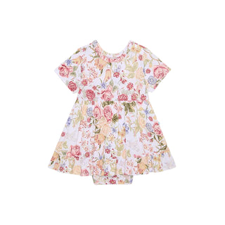 Posh Peanut Ruffled Twirl Bodysuit Dress - Kristiana