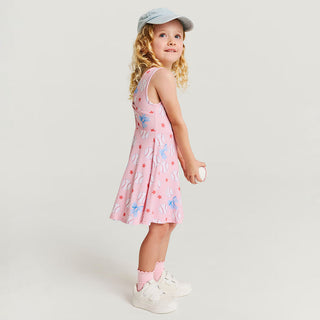 Posh Peanut Twist Back Skater Dress