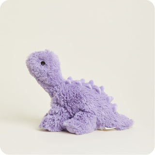 Purple Long Neck Dinosaur Warmies
Purple plush dinosaur toy on a light gray background