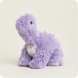 Purple Long Neck Dinosaur Warmies
Purple plush dinosaur toy on a light gray background