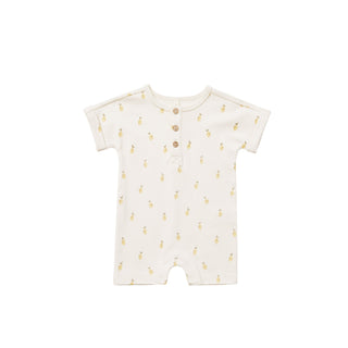 Quincy Mae Short Sleeve One Piece - Lemons