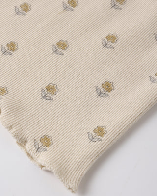 Quincy Mae Evie Tank and Shortie Set in Buttercup, a 2-piece baby outfit with soft yellow fabric and comfortable design.