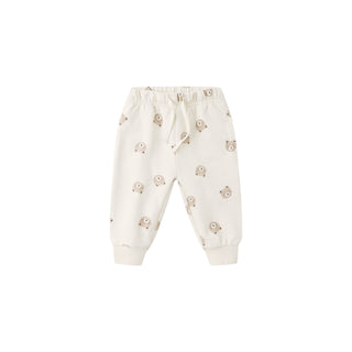 Quincy Mae Relaxed Sweatshirt & Relaxed Sweatpant Set - Brown Bear