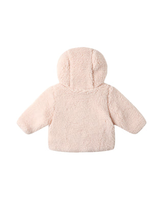 Quincy Mae Bear Jacket - Antique
Pink fluffy jacket on a white background
