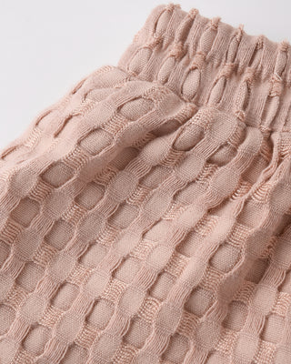 Quincy Mae Jayden 2-piece outfit in blush, featuring a soft top and matching pants for toddler girls.