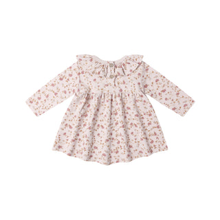 Quincy Mae, Quincy Mae Ruffle Collar Jersey Dress - Garden - Basically Bows & Bowties
