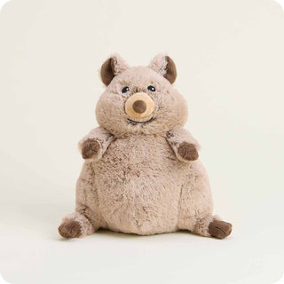 Quokka Warmies
Plush toy resembling a rodent on a white background