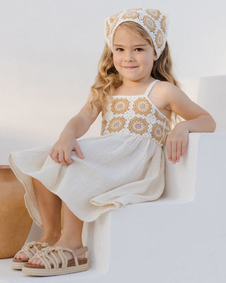 Rylee & Cru Crochet Sun Dress - Marigold Daisy