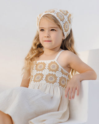 Rylee & Cru Crochet Sun Dress - Marigold Daisy