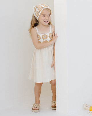 Rylee & Cru Crochet Sun Dress - Marigold Daisy