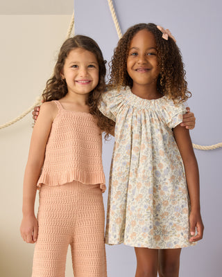 Rylee & Cru Lucia Dress in Bloom featuring a floral pattern and soft fabric, perfect for casual or special occasions.