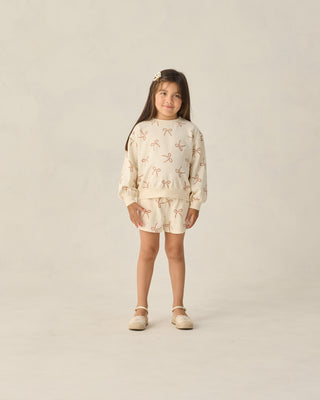 Rylee & Cru Summer Terry Outfit Set with Sailor Bows for children, soft fabric and playful nautical style.