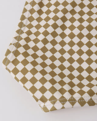 Rylee & Cru Knotted Bikini - Ocre Check
