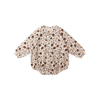 Rylee & Cru Crewneck Romper - Posy
Floral-patterned baby romper on a white background