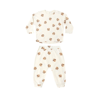 Rylee & Cru Long Sleeve Tee + Pant Set - Basketball
Two-piece outfit with top and pants on a white background
