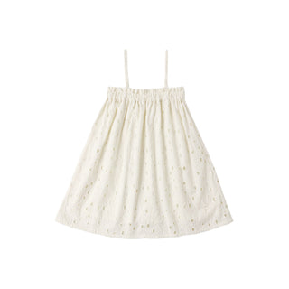 Rylee & Cru Sahara Mini Dress in ivory, a soft, stylish dress for girls with a comfortable fit and charming design.
