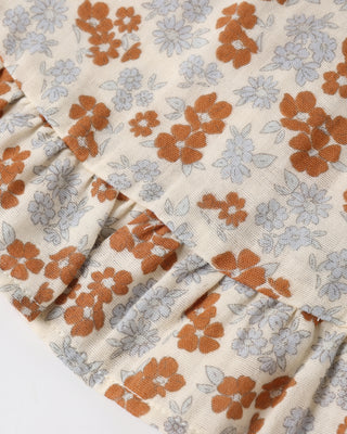Rylee & Cru Americana floral butterfly top and bloomer set for baby girls, featuring colorful butterfly and floral patterns.
